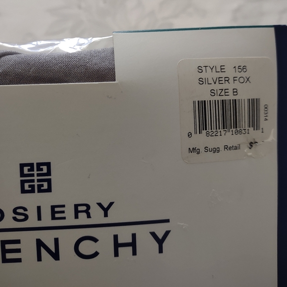 Givenchy Hosiery Silver Fox shimmery lycra luxury - Picture 3 of 8